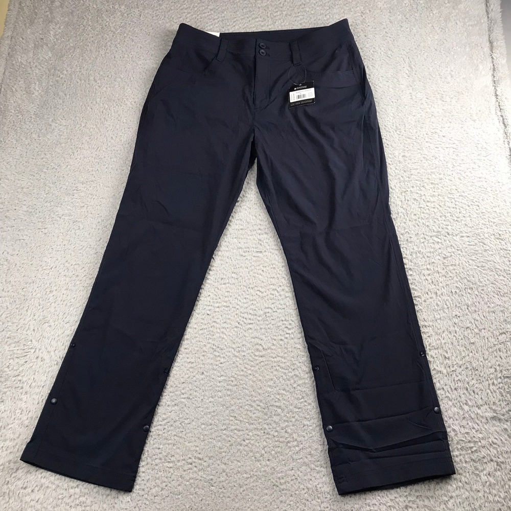 Eddie Bauer Sightscape Horizon Convertible Pants Women P10 Blue Hiking NEW NWT